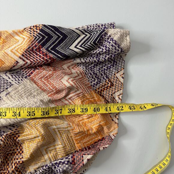 Lularoe Sarah Duster Sweater Womens Medium Multicolor Open Woven Geometric - Picture 12 of 13